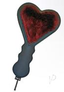 Sex And Mischief Enchanted Heart Paddle - Black/red