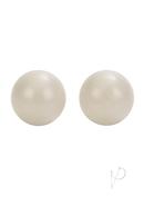 Pleasure Pearls Weighted Ecstasy Kegel Balls - White